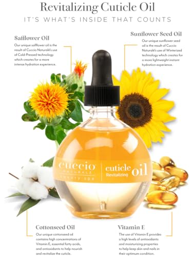 Cuccio Naturale In a single day Revitalizing and Hydrating Oil for Rejuvenated Cuticles - Restore for Broken Pores and skin and Fragile Nails - Paraben-Free and Cruelty-Free - Milk and Honey...