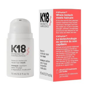 K18 Depart-In Molecular Hair Masks for Repairing Dry or Broken Hair – Restores Hair from Bleach, Shade Remedies, Chemical Providers, and Warmth Publicity