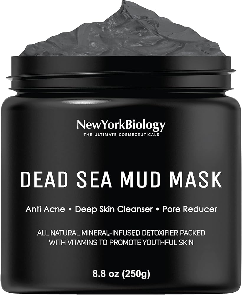 New York Biology Lifeless Sea Mud Masks for Face and Physique – Spa-High quality Pore Minimizer for Pimples, Blackheads & Oily Pores and skin – Pure Skincare Answer for Males and Girls – Tightens Pores and skin…